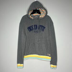 Crested Butte Colorado Hoodie Sweatshirt Heather Gray Sz‎ M Hiking Ski Mountains